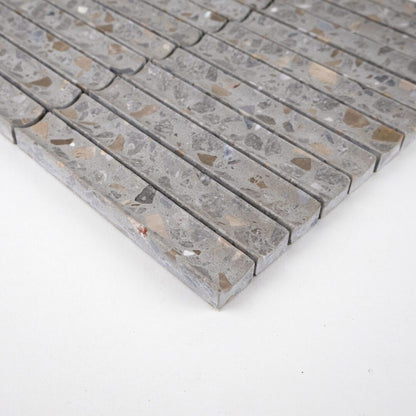 Terrazzo Living | 1"x6" Terrazzo Mosaic Wall Tile