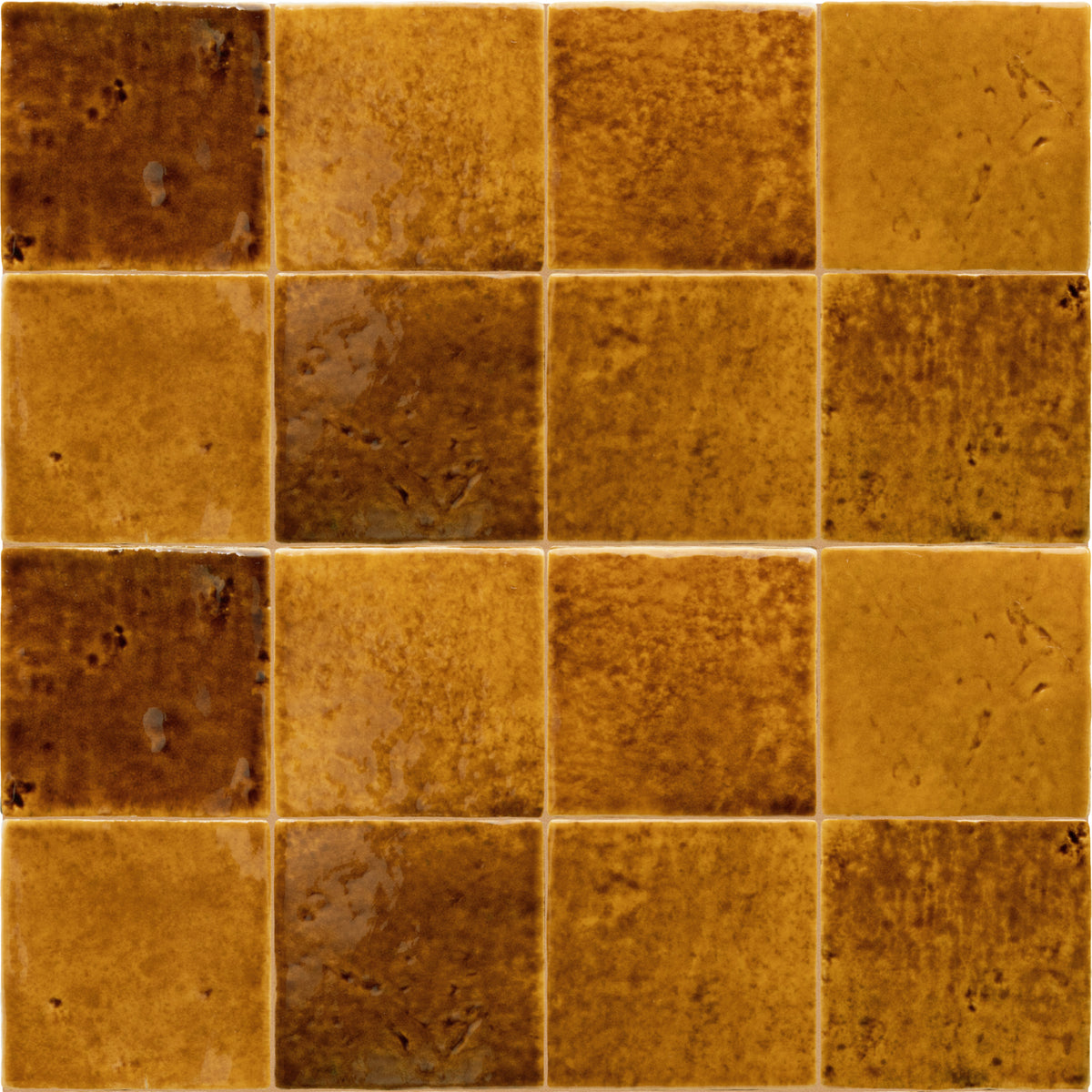 Meora | 4"x4" Ceramic Handmade Look Crackle Wall Tile