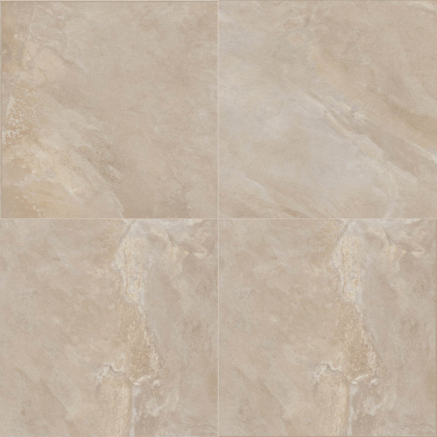 Bergen 24"x24" Porcelain Stone Look Floor & Wall Tile