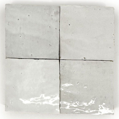 Hand Crafted Zellige | 4"x4" Terracotta Wall Tile