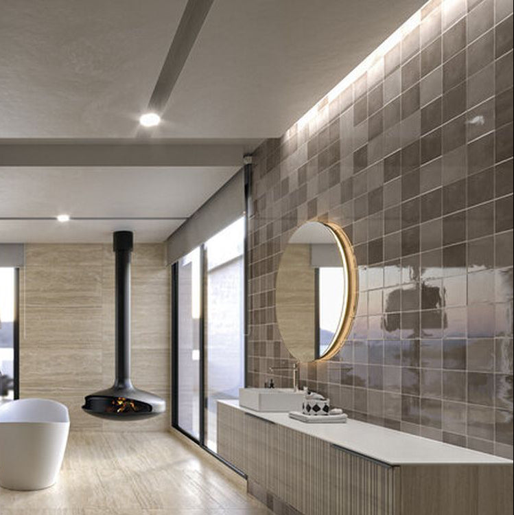 Moos Zellige | 5"x5" Ceramic Zellige Wall Tile