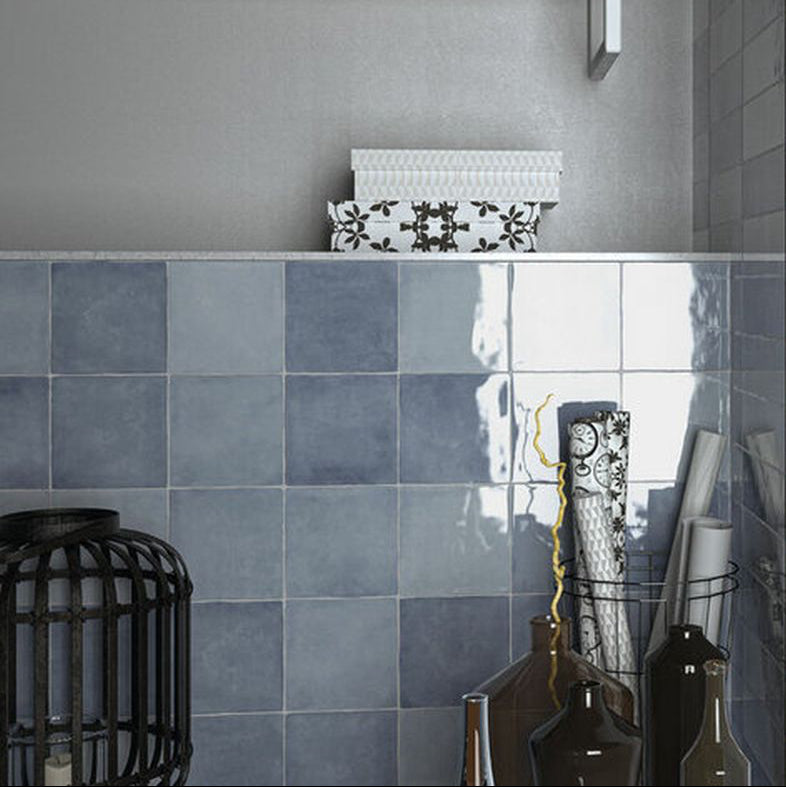 Moos Zellige | 5"x5" Ceramic Zellige Wall Tile