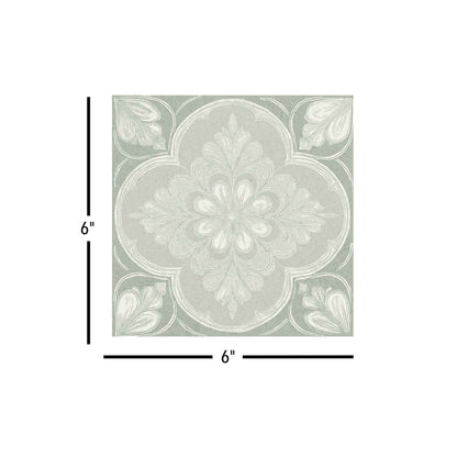 Flora Moda | 6"x6" Siena Porcelain Encaustic Look Floor & Wall Tile