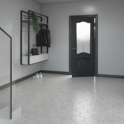 Sophia Hexagons | 8"x9" Porcelain Marble Look Floor & Wall Tile