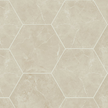 Sophia Hexagons | 8"x9" Porcelain Marble Look Floor & Wall Tile