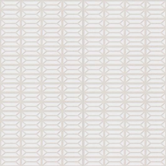 Dimensi | 12"x36" Ceramic Ivory Bevel Deco Wall Tile