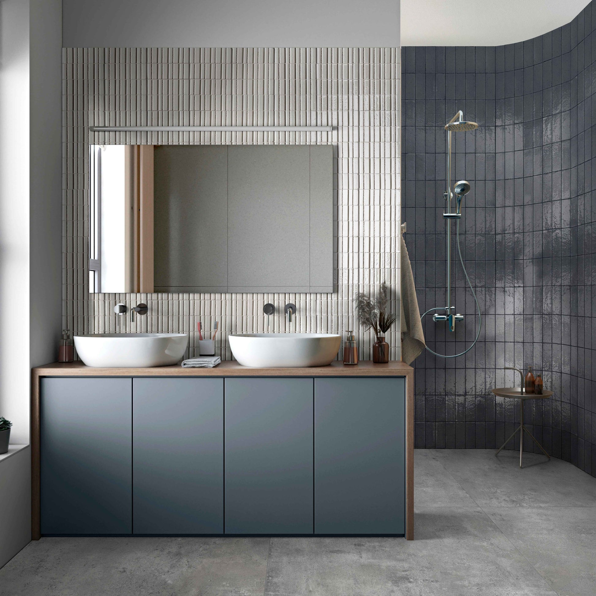 Glazel | 3"x8" Deco Handmade Look Porcelain Wall Tile