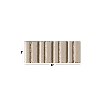 Glazel | 3"x8" Porcelain Deco Handmade Look Wall Tile