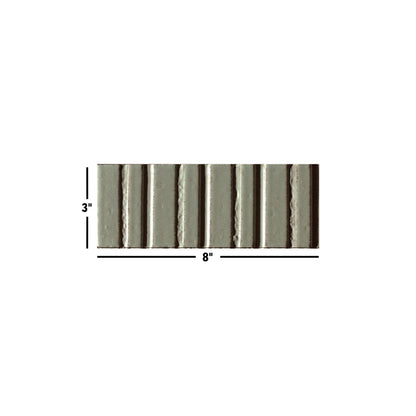 Glazel | 3"x8" Porcelain Deco Handmade Look Wall Tile