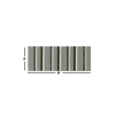 Glazel | 3"x8" Porcelain Deco Handmade Look Wall Tile