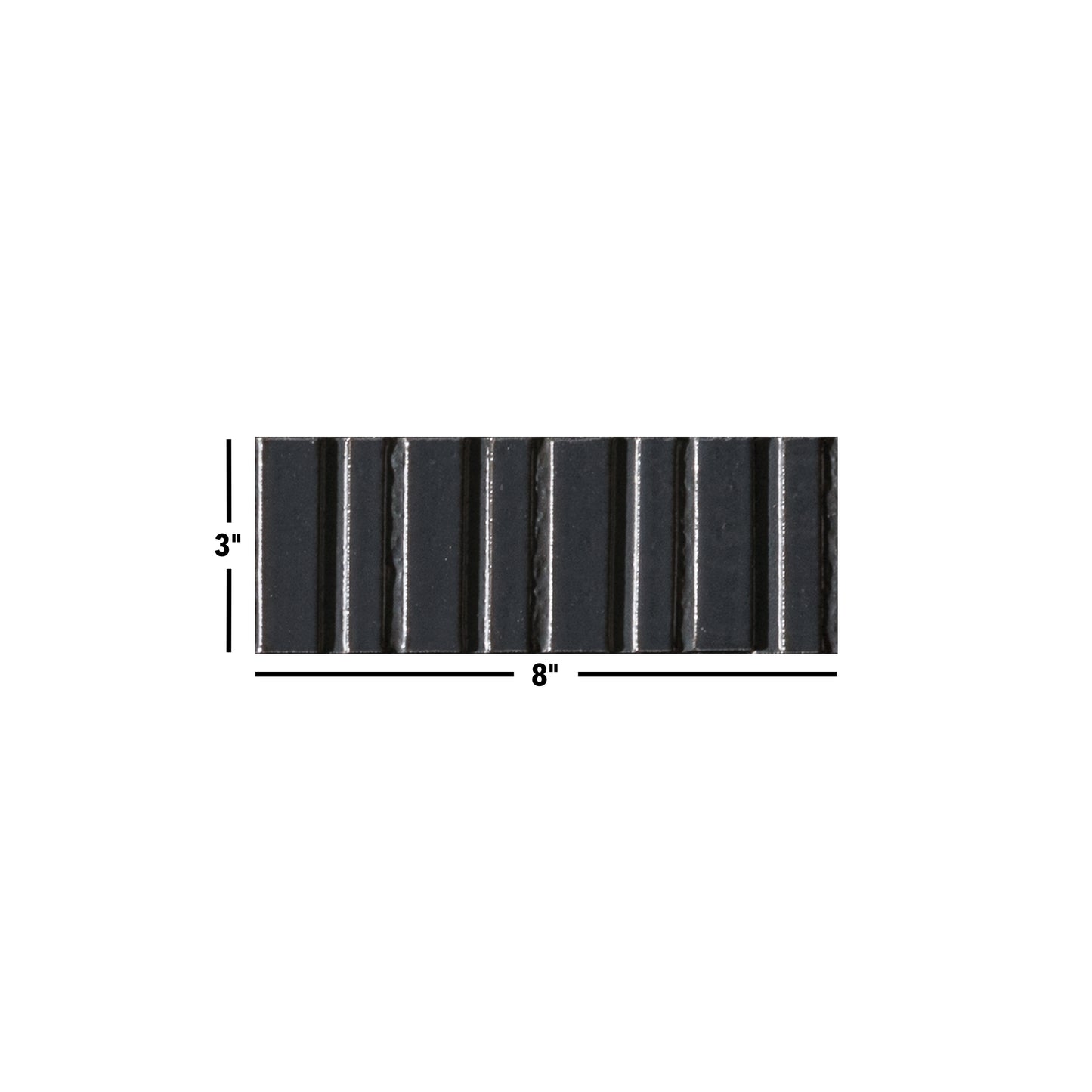 Glazel | 3"x8" Porcelain Deco Handmade Look Wall Tile