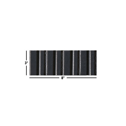 Glazel | 3"x8" Porcelain Deco Handmade Look Wall Tile