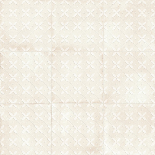 Amaras | 8"x8" Porcelain Zucchero Deco Floor & Wall Tile