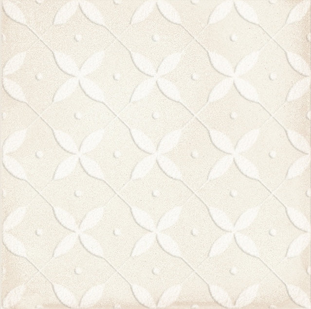 Amaras | 8"x8" Porcelain Zucchero Deco Floor & Wall Tile