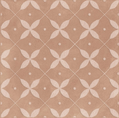 Amaras | 8"x8" Porcelain Zucchero Deco Floor & Wall Tile