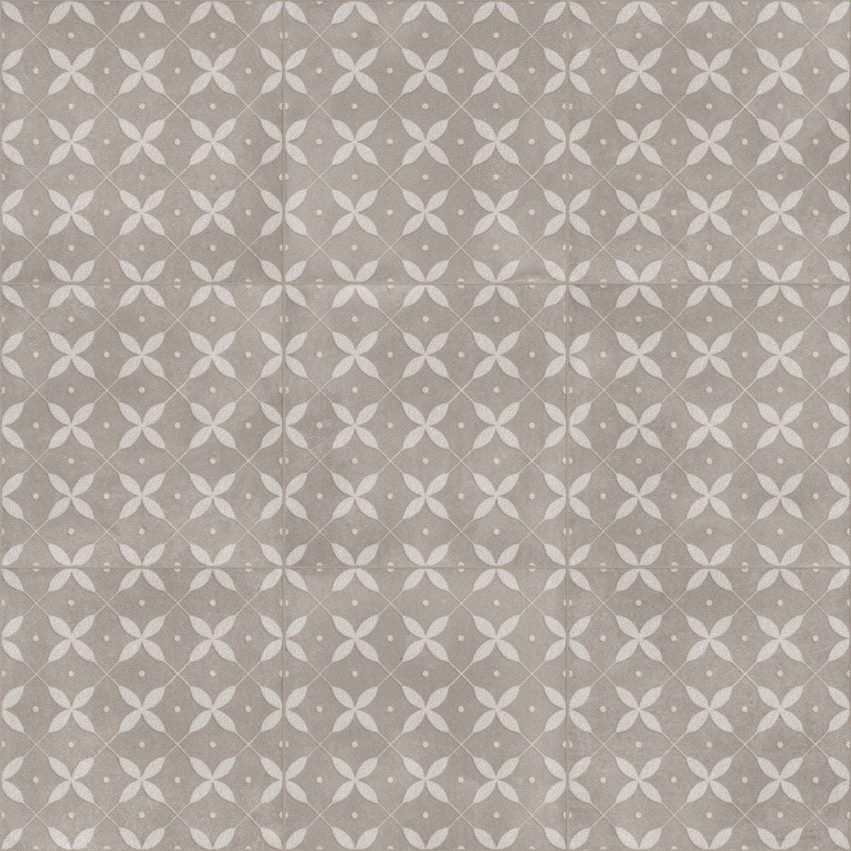 Amaras | 8"x8" Porcelain Zucchero Deco Floor & Wall Tile