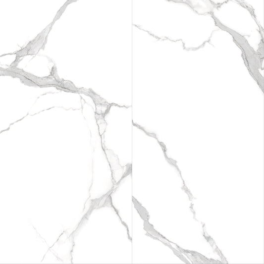 Dream | 24"x48" Grecian Stattuario Porcelain Marble Look Floor & Wall Tile