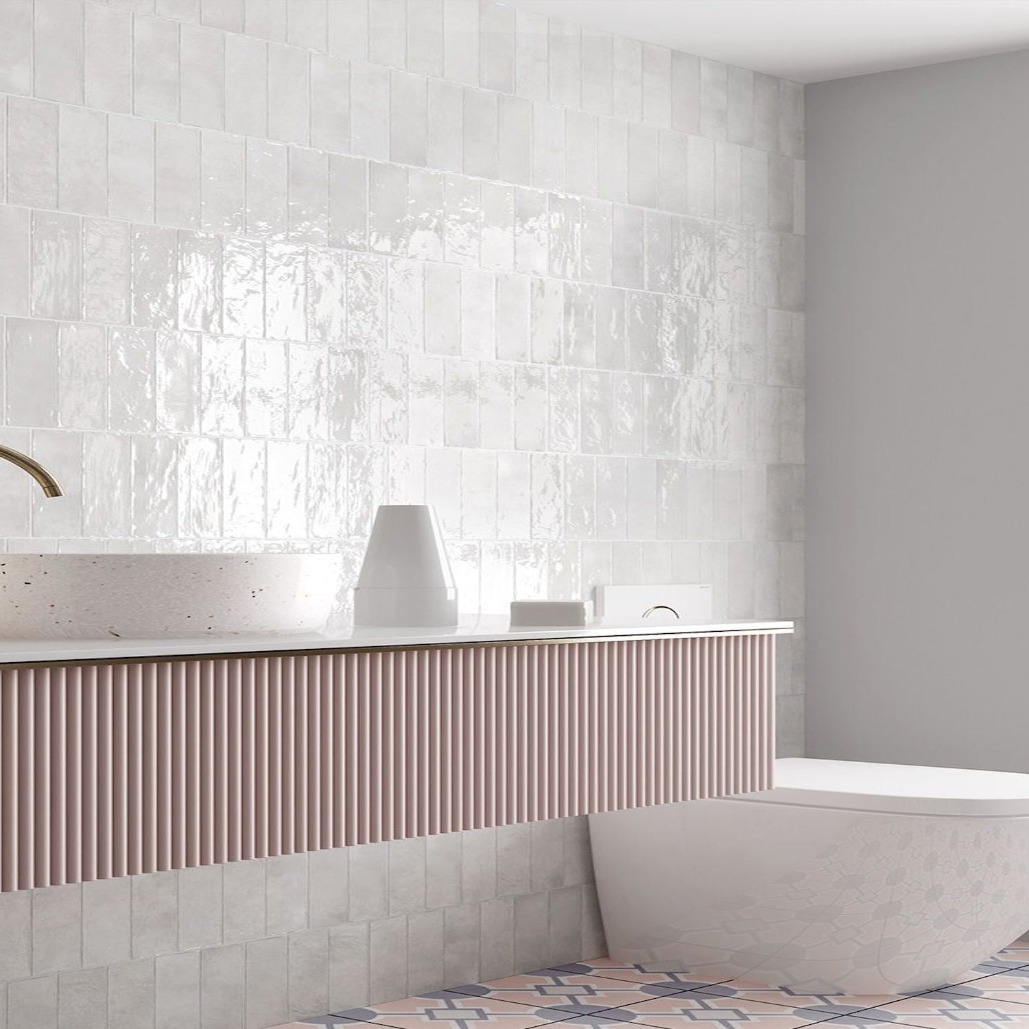 Riviera Zellige 2.5x8 Ceramic Wall Tile | Gloss Finish – Soho Surfaces