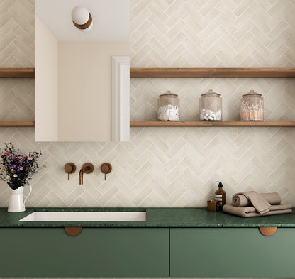 Coco Living | 2"x6" Porcelain Zellige Floor & Wall Tile