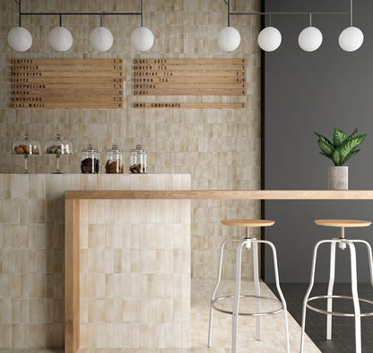 Coco Living | 2"x6" Porcelain Zellige Floor & Wall Tile