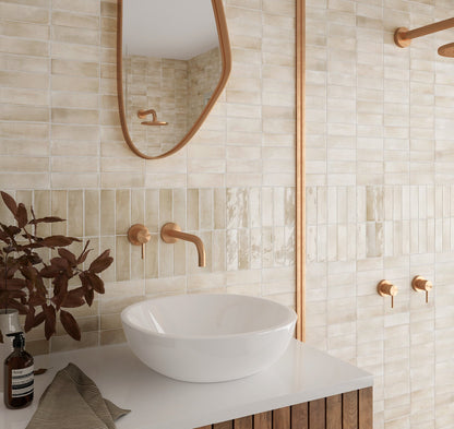 Coco Living | 2"x6" Porcelain Zellige Floor & Wall Tile