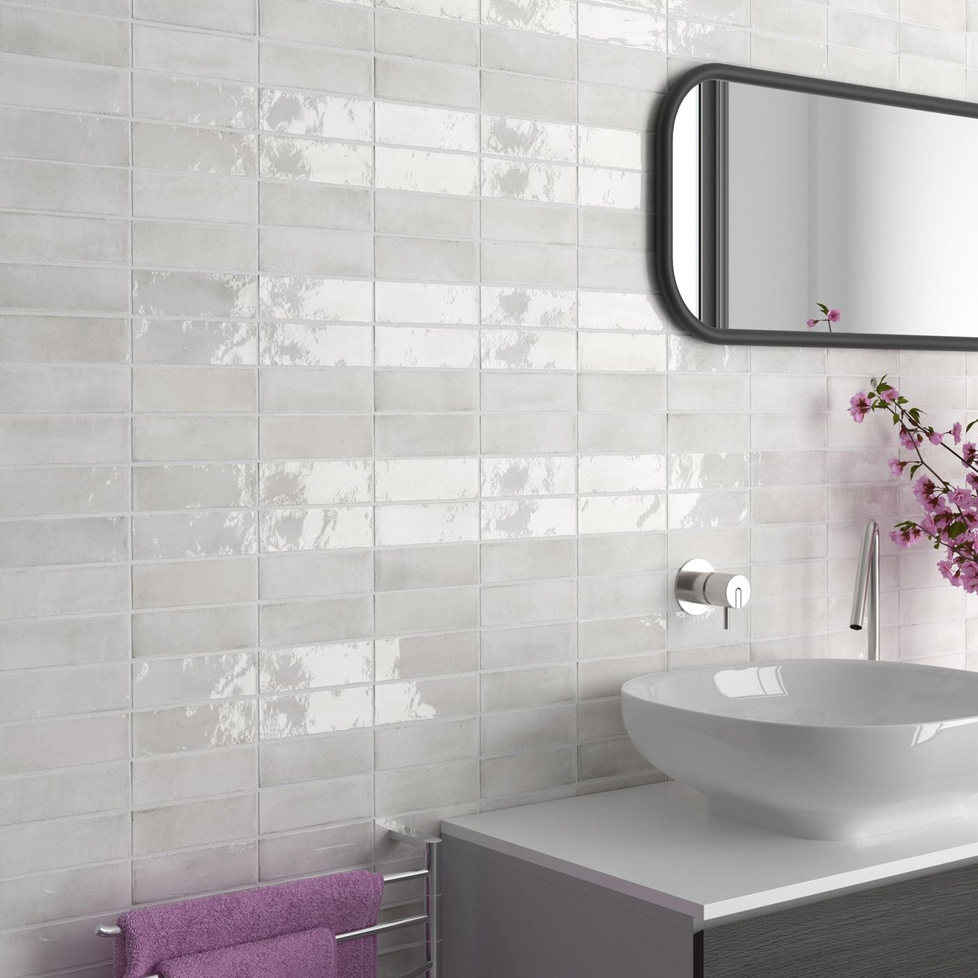 Coco Living | 2"x6" Porcelain Zellige Floor & Wall Tile