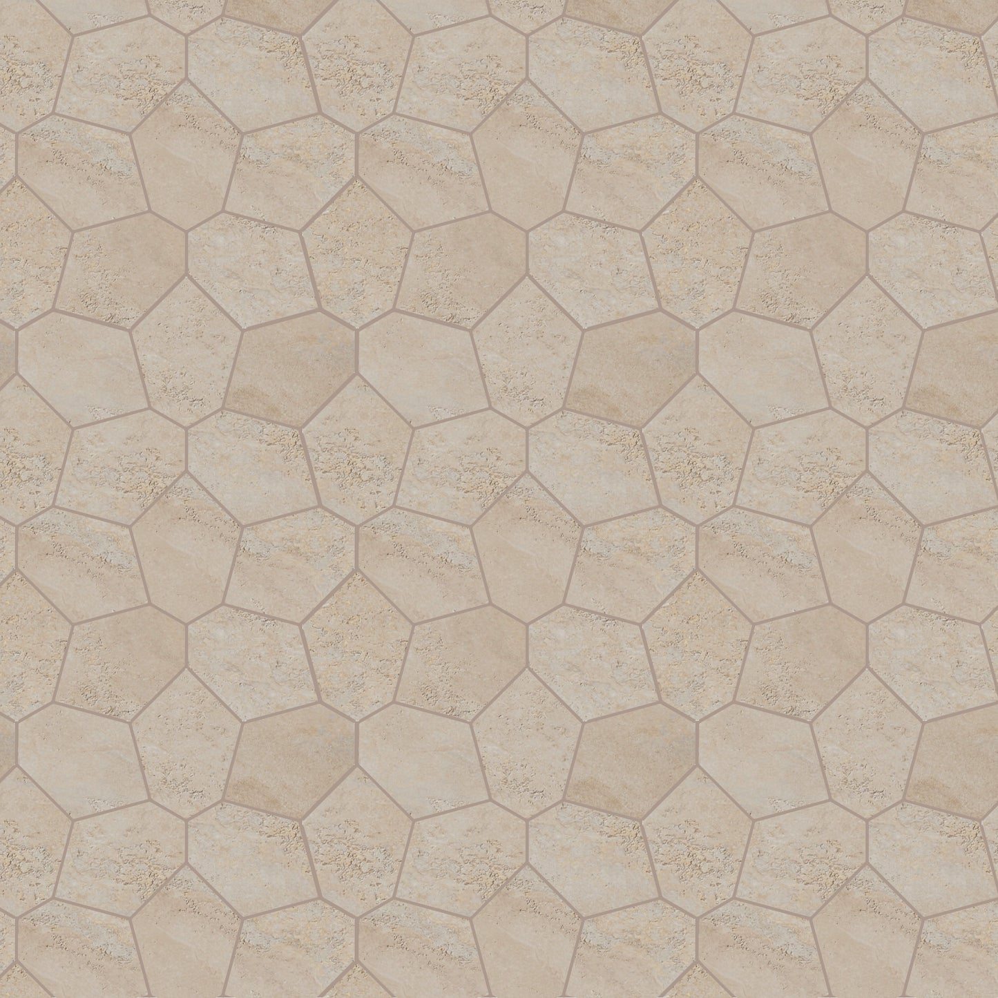 Bergen | 12"x12" Porcelain Leaves Mosaic Tile