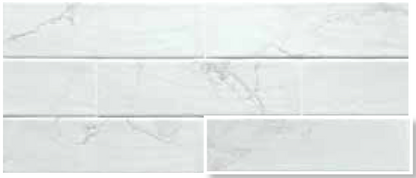 Omega | 3"x11" Porcelain Marble Look Wall Tile