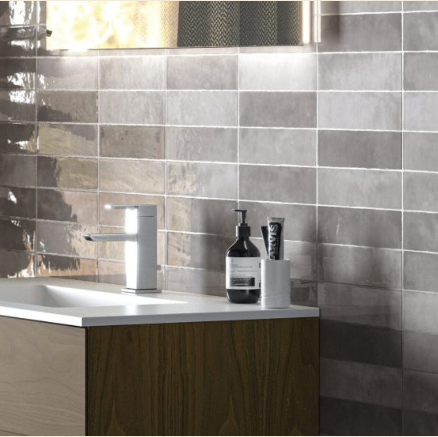 Moos Zellige | 3"x11" Ceramic Zellige Wall Tile