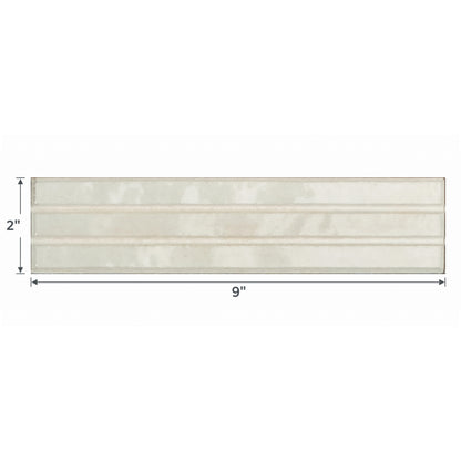Loki | 2"x9" Porcelain Structured Floor & Wall Tile