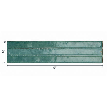 Loki | 2"x9" Porcelain Structured Floor & Wall Tile