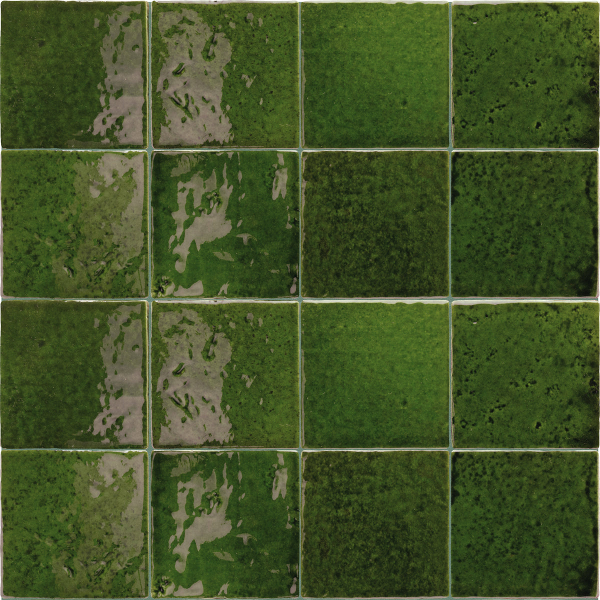 Meora | 4"x4" Ceramic Handmade Look Crackle Wall Tile