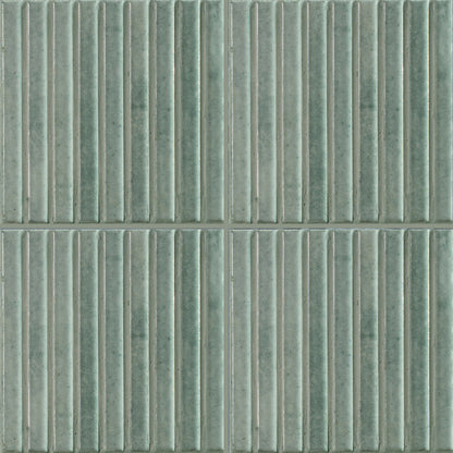 Kit Kat | 6"x6" Porcelain Fluted Wall Tile