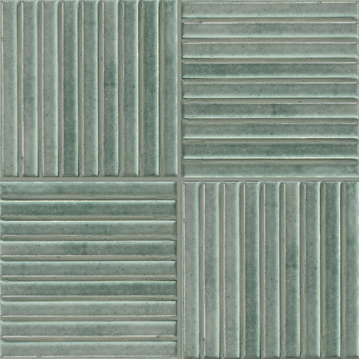 Kit Kat | 6"x6" Porcelain Fluted Wall Tile