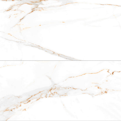 Regal Carrara Gold | 12"x24" Porcelain Marble Look Floor & Wall Tile
