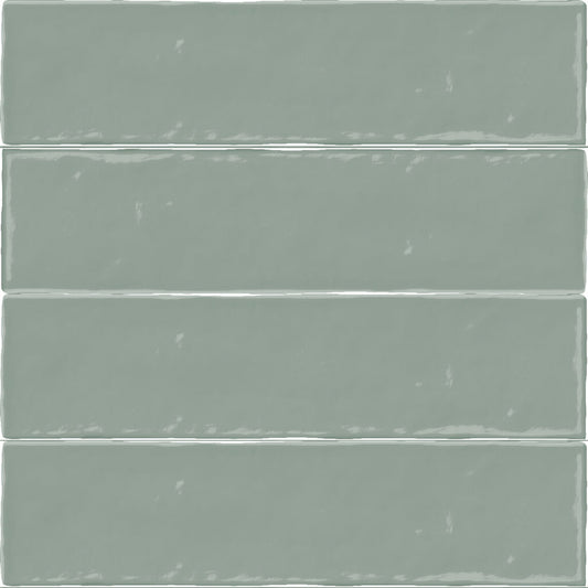 Moos Zellige | 3"x11" Ceramic Zellige Wall Tile
