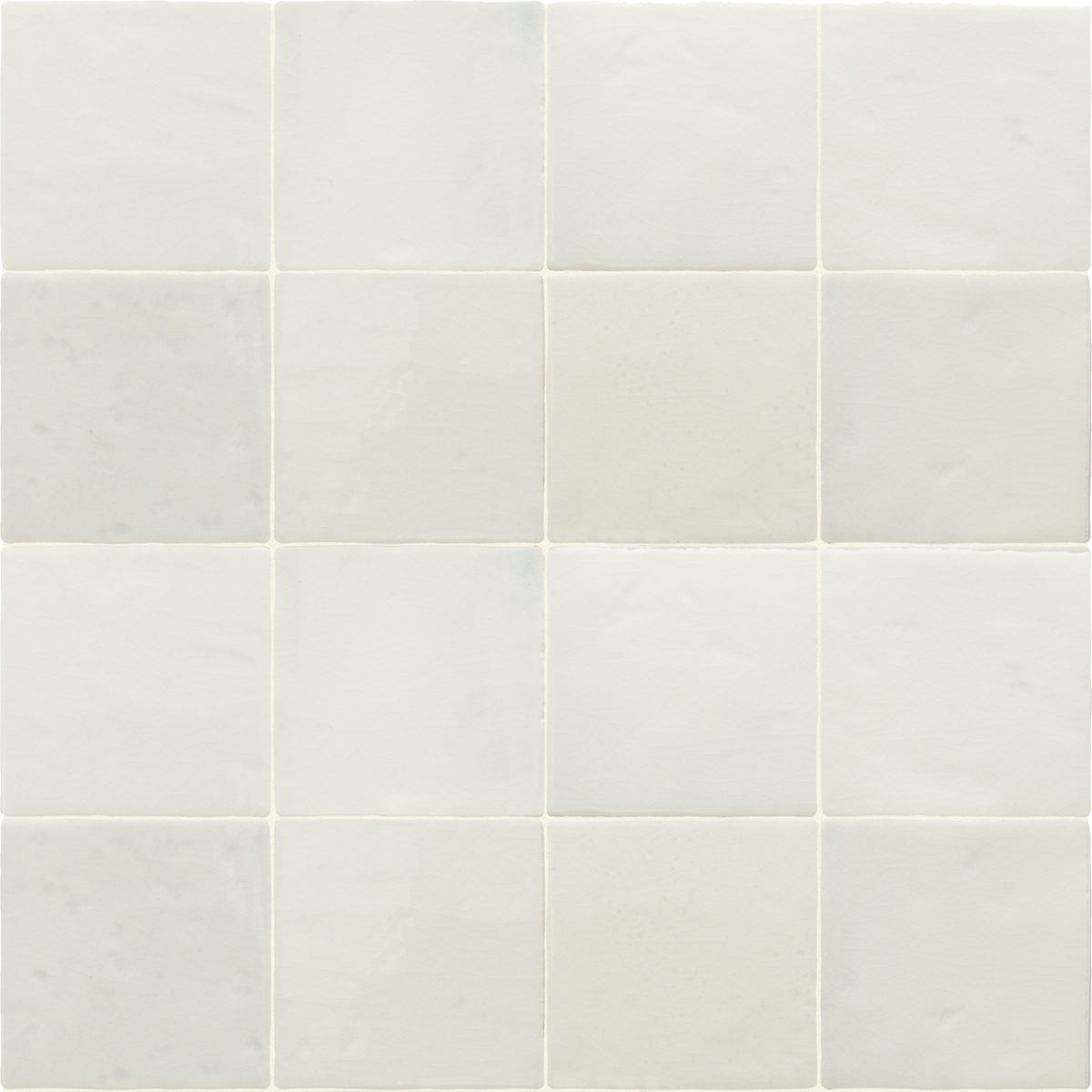 Meora | 4"x4" Ceramic Handmade Look Crackle Wall Tile