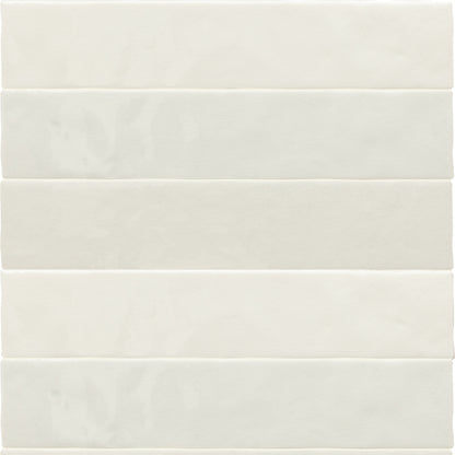 Meora | 2.5"x13" Ceramic Handmade Look Crackle Wall Tile