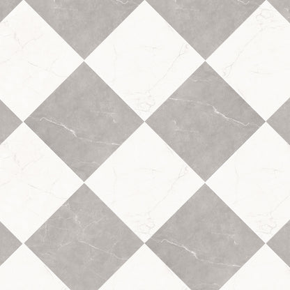 Sophia Checkerboard | 12"x12" Porcelain Marble Look Floor & Wall Tile