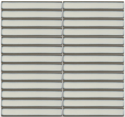 Stramus | 1"x6" Metallic Porcelain Mosaic Wall Tile