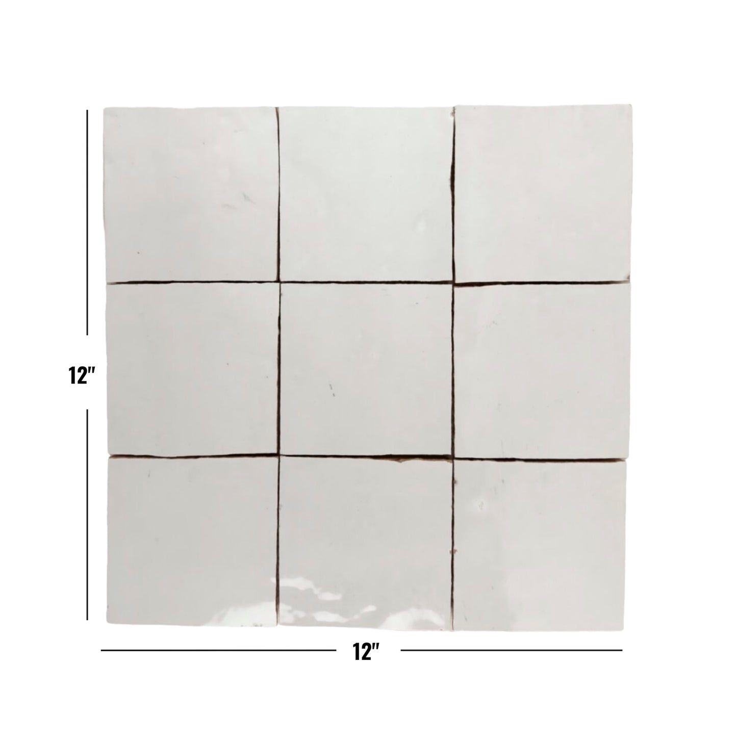 Atlas Zellige | 4"x4" Terracotta Wall Tile