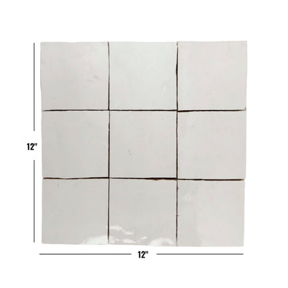 Atlas Zellige | 4"x4" Terracotta Wall Tile