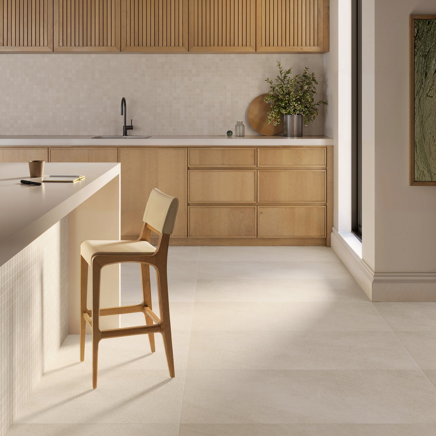 Thera | 1.5"x1.5" Porcelain Stone Look Mosaic Tile