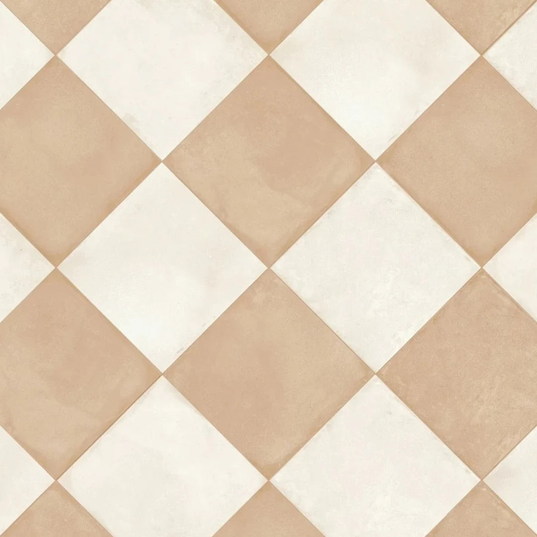 Amaras Checkerboard | 8"x8" Porcelain Floor & Wall Tile