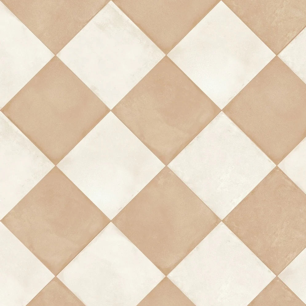 Amaras Checkerboard | 8"x8" Porcelain Floor & Wall Tile