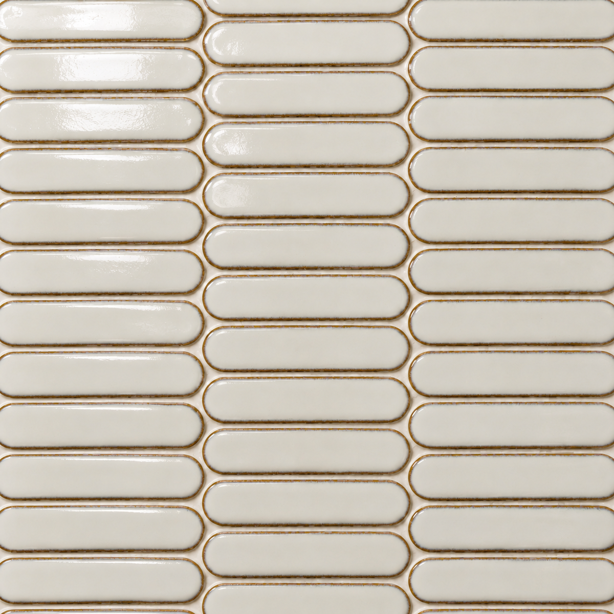 Stream | 1"x4" Porcelain Elongated Oval Mosaic Tile