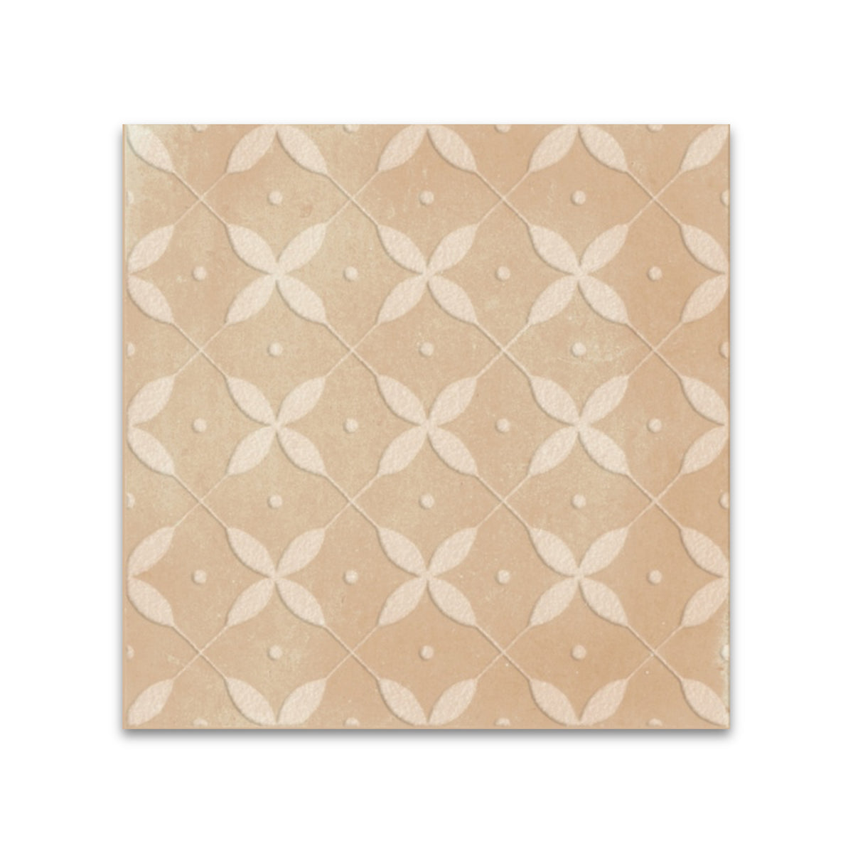 Amaras | 8"x8" Porcelain Zucchero Deco Floor & Wall Tile