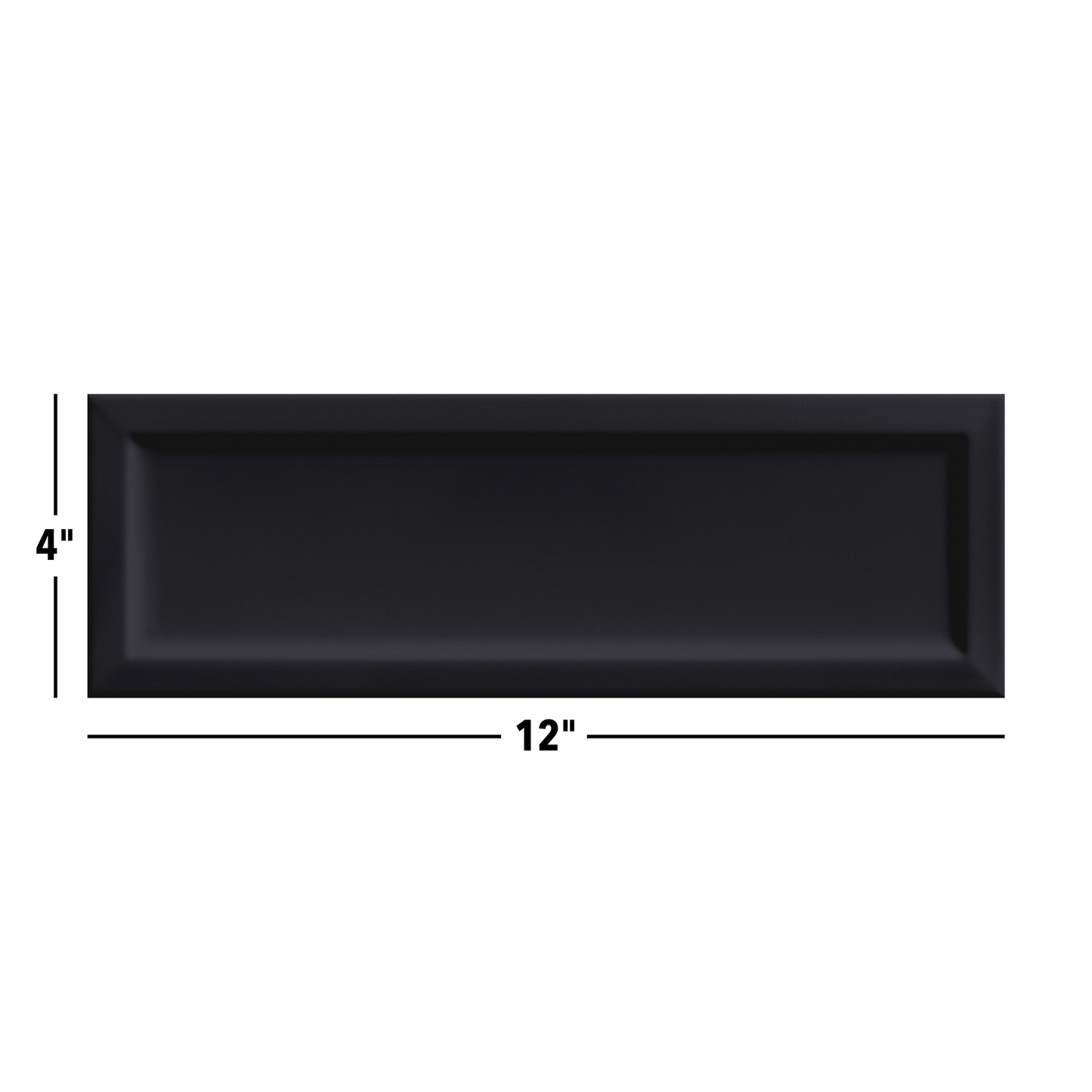 SS-8062523 | Autograph 4"x12" Frame (Black) - SAMPLE