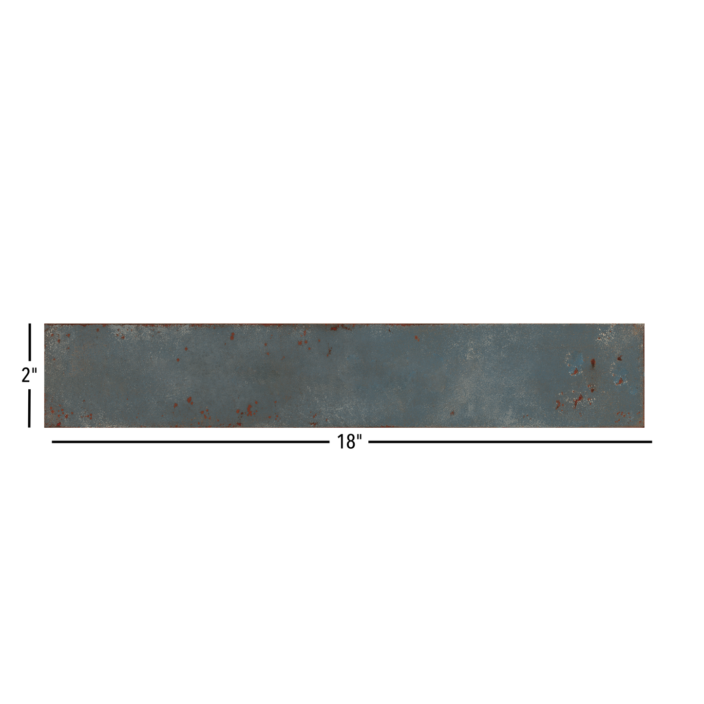 Color Wheel | 2"x18" Porcelain Brick Look Wall Tile
