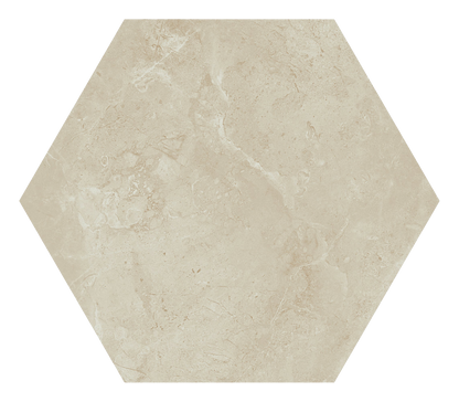 Sophia Hexagons | 8"x9" Porcelain Marble Look Floor & Wall Tile